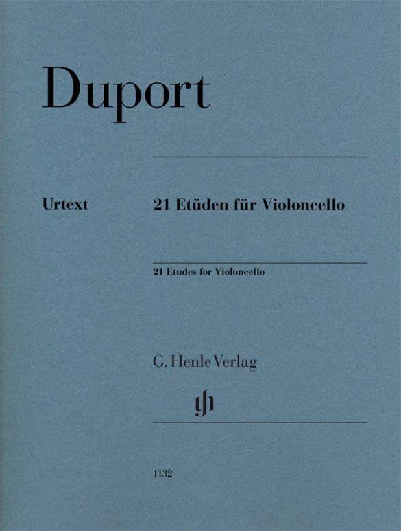 21 Etüden für Violoncello : 21 Etudes for Violoncello