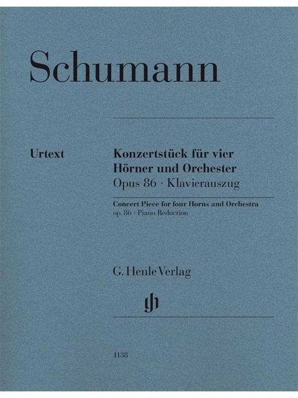 Robert Schumann: Concert Piece For Four Horns And Orchestra Op.86 (Piano Reduction)