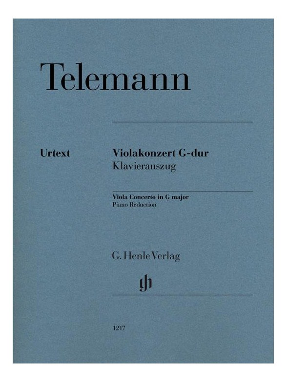 Georg Philipp Telemann: Viola Concerto In G Major (Henle Urtext Edition)