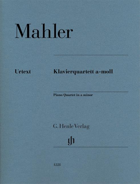 Mahler Gustav Piano Quartet In A Minor Vln/Vla/Vlc/Pf Sc/Pts Urtext