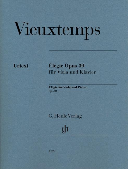 Vieuxtemps Henry Elegie Op. 30 For Viola And Piano Vla/Pf Urtext Bk