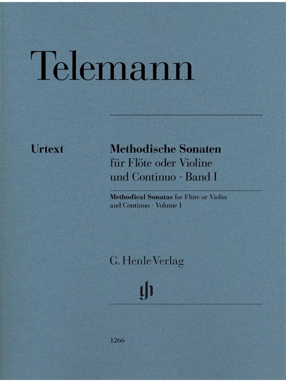 Georg Philipp Telemann: Methodical Sonatas For Flute Or Violin And Continuo, Volume I