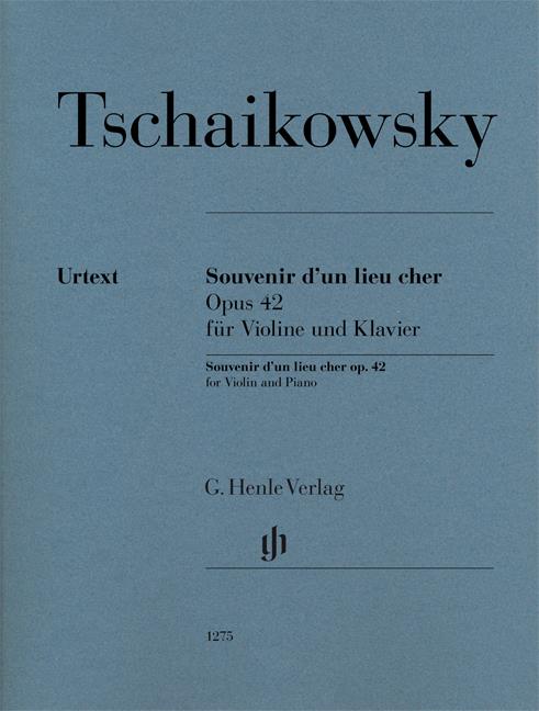 Souvenir d'un lieu cher op. 42 : with marked and unmarked string part