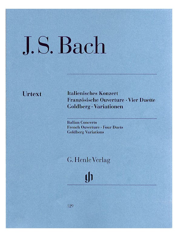 J.S. Bach: Italian Concerto, French Ouverture, Four Duets, Goldberg Variations (Urtext)