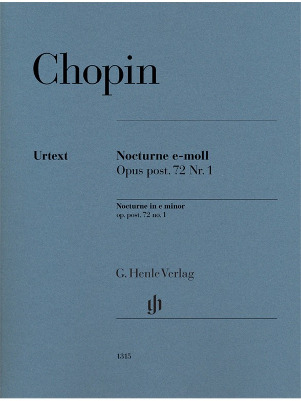 Frédéric Chopin: Nocturne In E Minor Op. Post. 72 No. 1