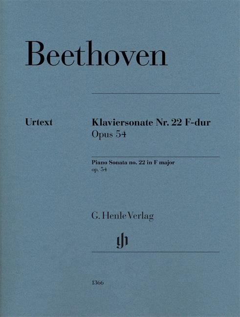 Piano Sonata No. 22 in F Major Op. 54