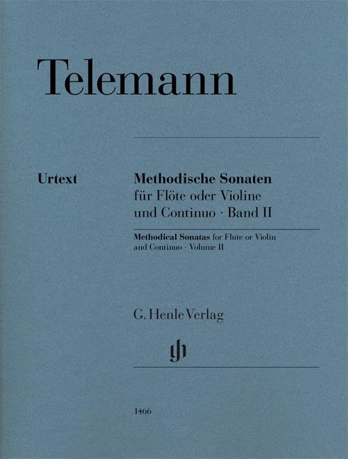 Telemann: Methodical Sonatas Volume 2 Flute Or Violin & Piano