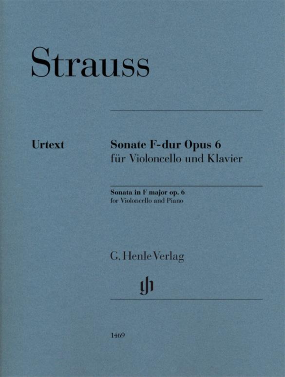 Sonate F-dur Opus 6 für Violoncello und Klavier : Sonata in F major op. 6 for Violoncello and Piano