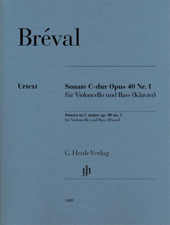 Sonate C-dur Opus 40 Nr. 1 : für Violoncello und Bass (Klavier)