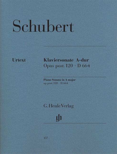Franz Schubert: Piano Sonata In A D.664 (Urtext Edition)