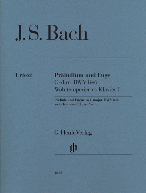 BACH PRELUDE FUG C BWV846 PF W/O FNG