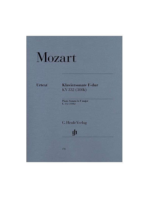 W.A. Mozart: Klaviersonate F-Dur KV. 332 (300k)