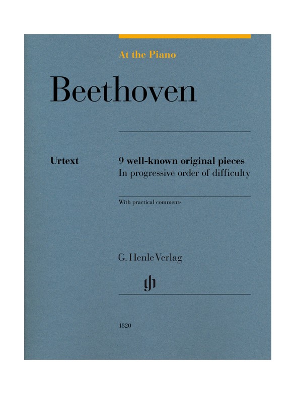 At The Piano -Beethoven: 9 Well-Known Original Pieces