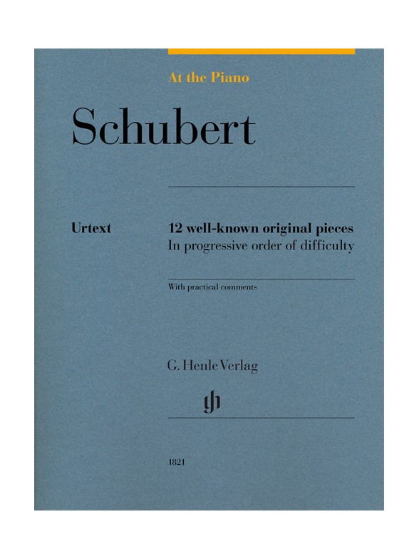 At The Piano -Schubert: 12 Well-Known Original Pieces