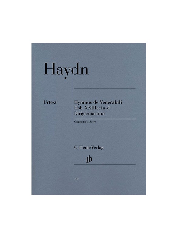 Franz Joseph Haydn: Hymnus de Venerabili I-IV Hob. XXIIIc:4a-d