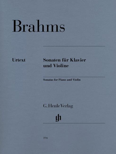 Johannes Brahms: Violin Sonatas (Urtext Edition)