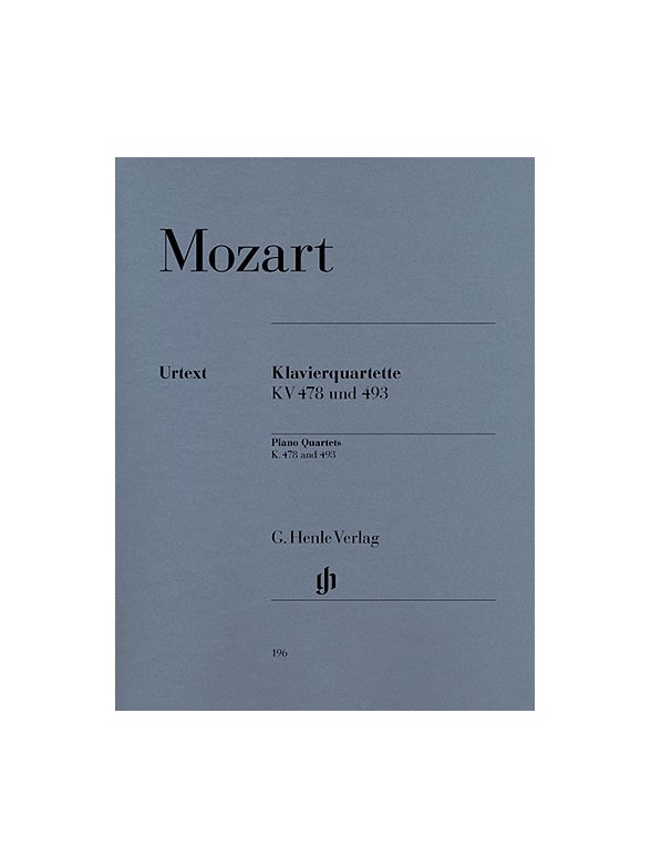 Wolfgang Amadeus Mozart: Piano Quartets K. 478 and 493