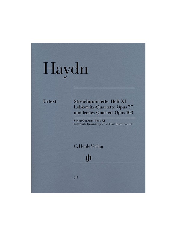 Franz Joseph Haydn: String Quartets Op.77 And Op.103 (Urtext Edition)