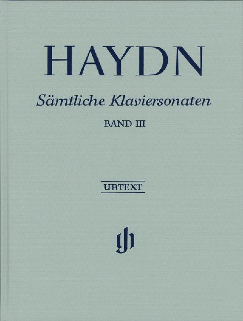 Franz Joseph Haydn: Complete Piano Sonatas (Henle Urtext Edition) - Volume III