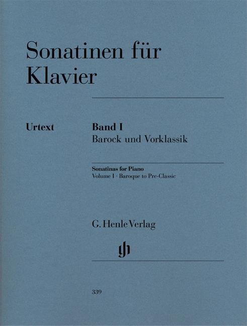 Sonatinas For Piano Volume I Baroque to Pre-Classic
