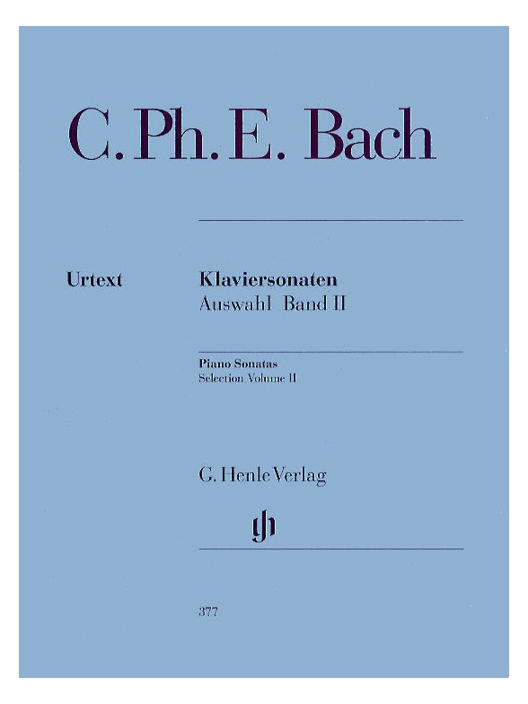 Carl Philipp Emanuel Bach: Piano Sonatas - Volume 2 (Urtext Edition)