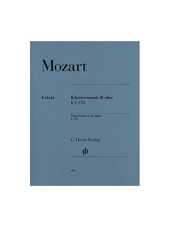 Wolfgang Amadeus Mozart: Piano Sonata B flat major KV 570