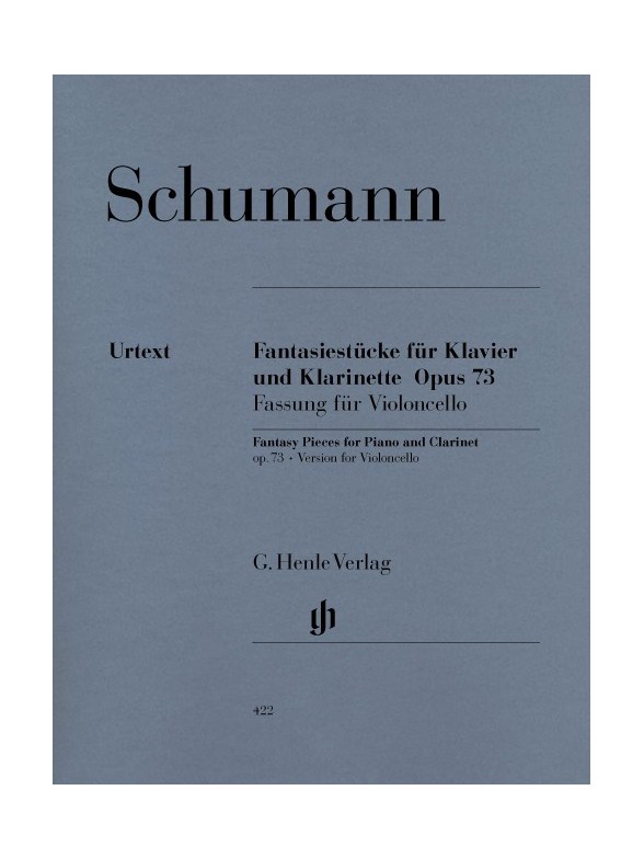 Robert Schumann: Fantasy Pieces For Piano And Clarinet Op.73 (Version For Cello)