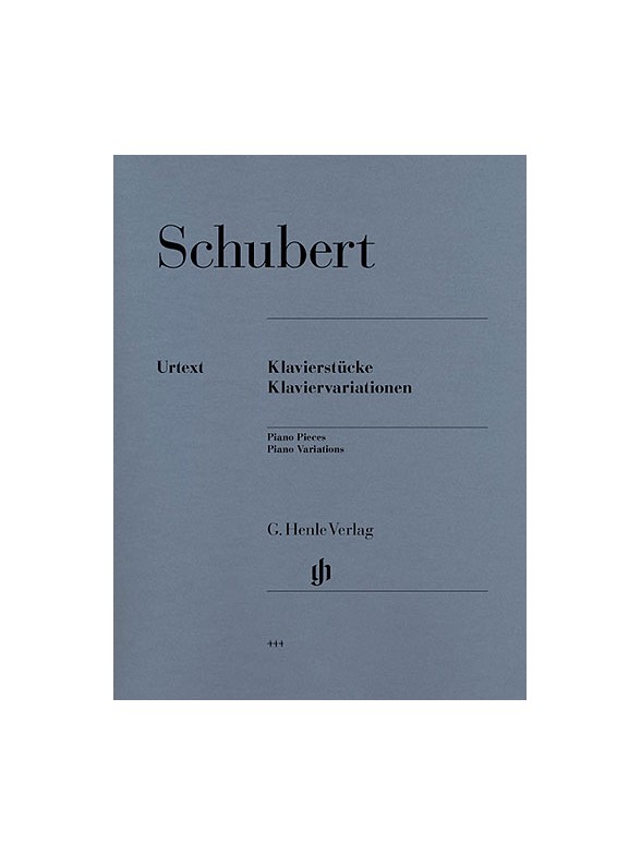 Franz Schubert: Piano Pieces - Piano Variations (Henle Urtext Edition)