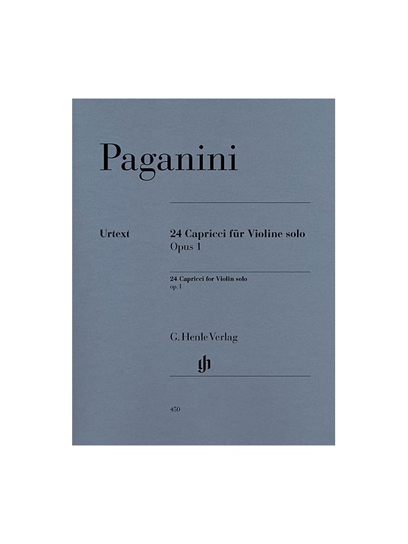 Niccolo Paganini: 24 Capricci op. 1 (notated and annotated version)