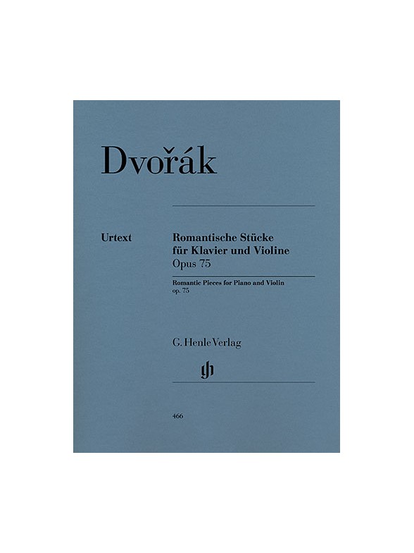 Antonín Dvorák: Romantic Pieces for Piano and Violin op. 75