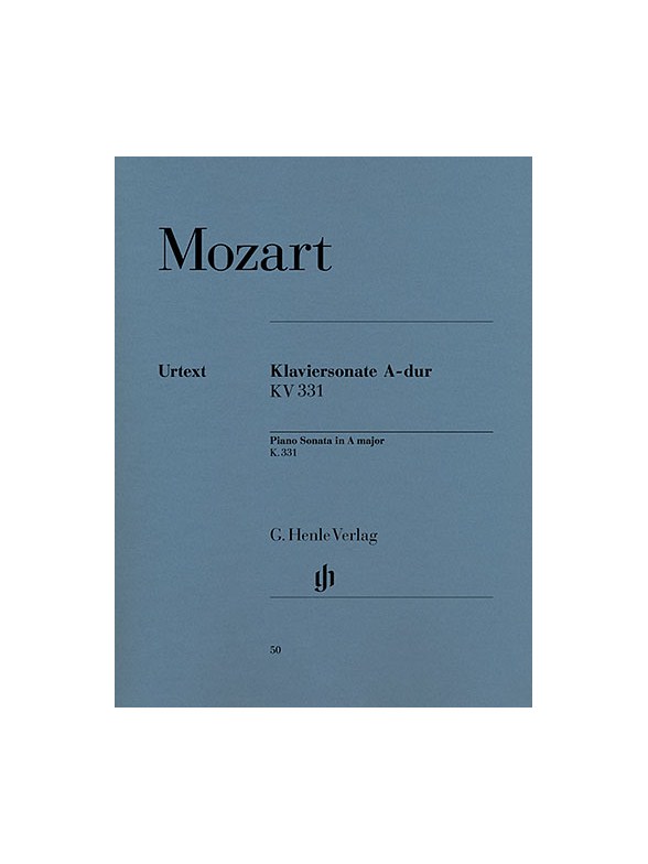 W.A. Mozart: Piano Sonata In A K.331 (Urtext Edition)