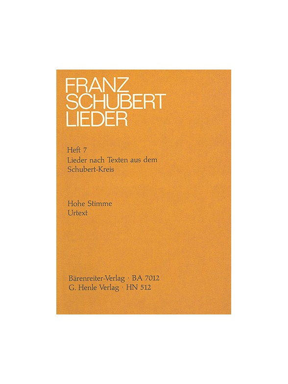 Franz Schubert: Lieder Nach Texten Aus Dem Schubert Kreis