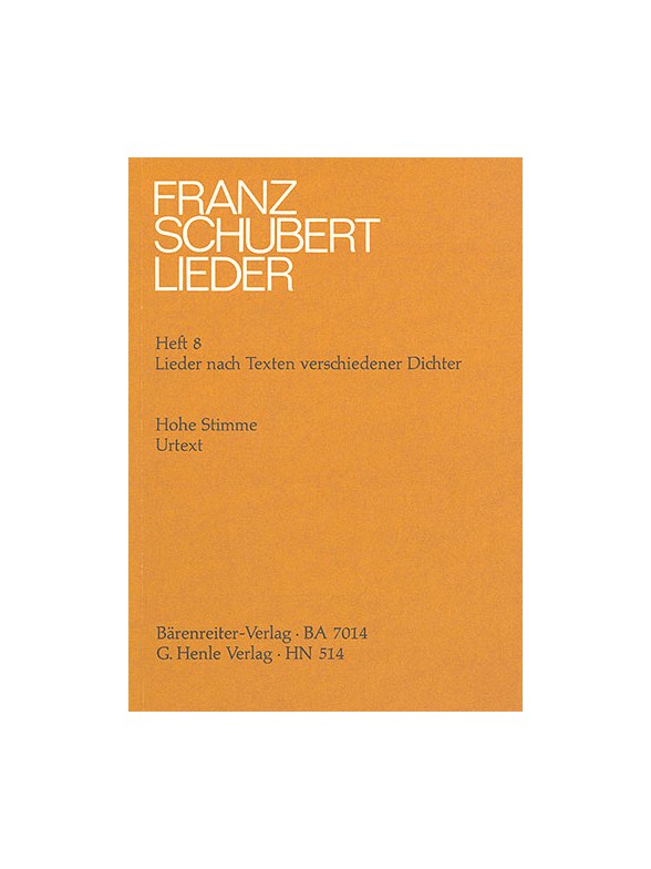 Franz Schubert: Songs with Lyrics by various Poets