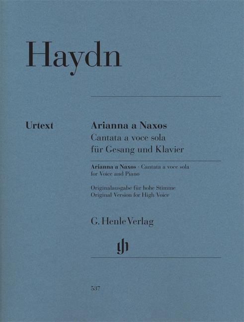 Franz Joseph Haydn: Arianna A Naxos - Cantata A Voce Sola