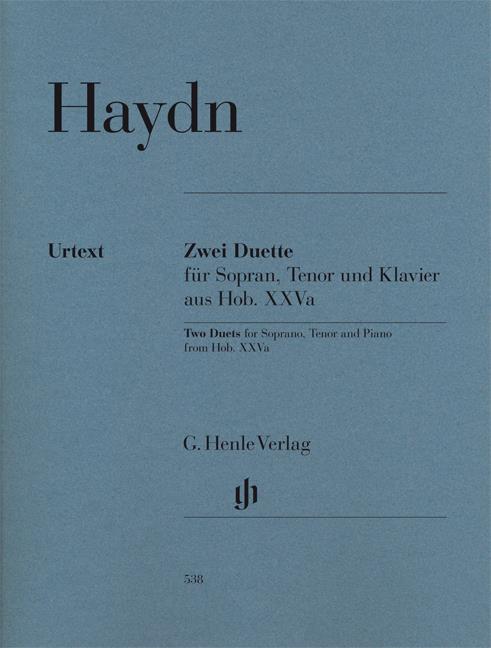 Franz Joseph Haydn: Zwei Duette - Sopran, Tenor Und Klavier (Urtext)