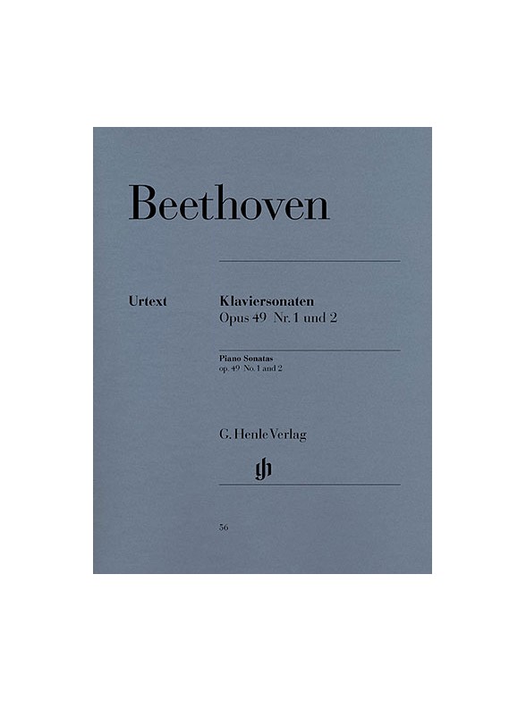 Ludwig Van Beethoven: Piano Sonatas Op.49 Nos.1 And 2 (Urtext Edition)
