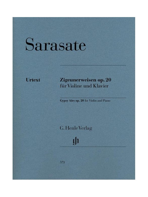 Pablo De Sarasate: Gypsy Airs Op. 20 For Violin And Piano