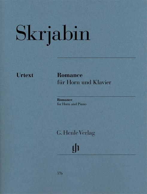Skrjabin Romance Hn/Pf Urtext Bk