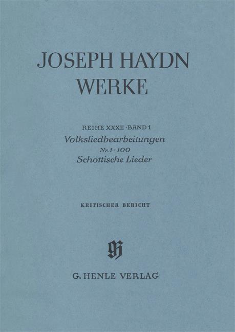 Franz Joseph Haydn: Volksliedbearbeitungen No. 1-100 Schottische Lieder