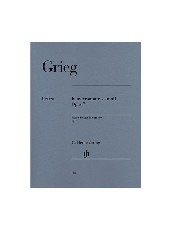 Edvard Grieg: Sonata In E Minor Op.7 (Urtext Edition)
