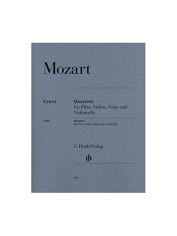 Wolfgang Amadeus Mozart: Quartette Fur Flote, Violine, Viola Und Violoncello