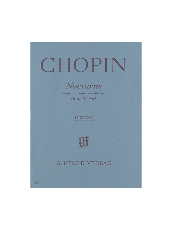 Frederic Chopin: Nocturne C Minor Op. 48 No.1(Henle Urtext Edition)