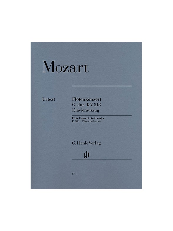 Wolfgang Amadeus Mozart: Concerto for Flute and Orchestra G major K.313 (Flute/Piano)