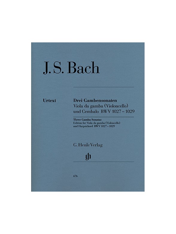 Johann Sebastian Bach: Sonatas for Viola da Gamba and Harpsichord BWV 1027-1029