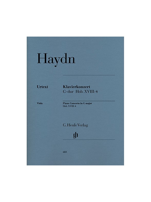 Franz Joseph Haydn: Concerto for Piano (Harpsichord) and Orchestra G Hob. XVIII:4