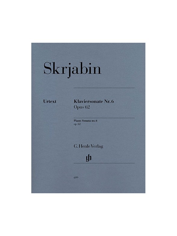 Alexander Scriabin: Piano Sonata No.6 Op.62 (Urtext Edition)