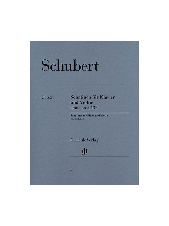 Franz Schubert: Violin Sonatinas Op.137 (Urtext Edition)