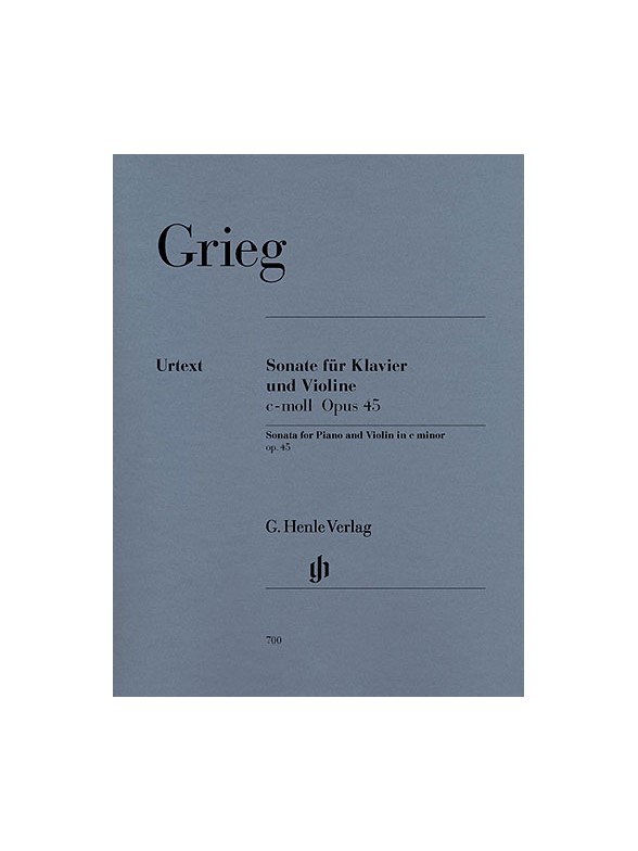 Edvard Grieg: Sonata For Piano And Violin In C Minor Op.45