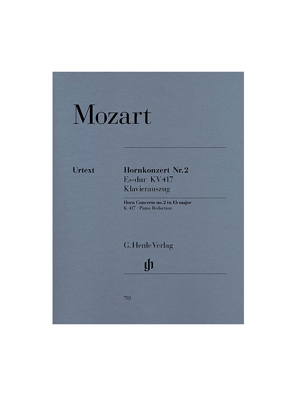 W.A. Mozart: Horn Concerto No.2 In E Flat K.417 (Horn/Piano)