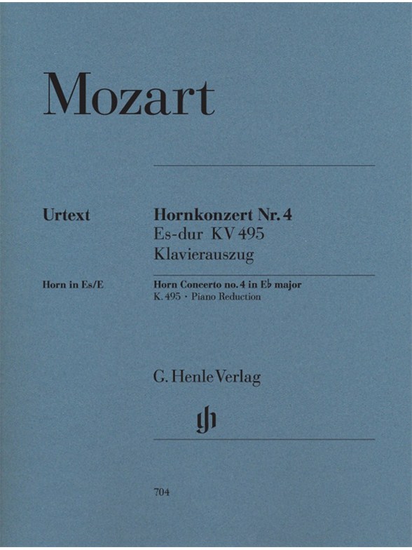 Wolfgang Amadeus Mozart: Concerto for Horn and Orchestra no. 4 Eb major K. 495